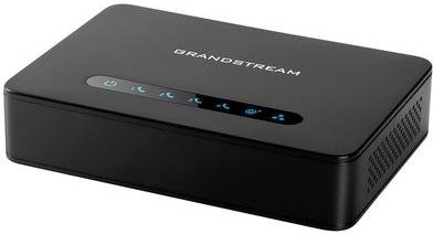 Adaptador ATA Avançado Grandstream, 4 Portas FXS, Preto - HT814