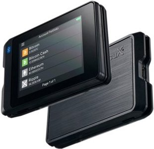 Imagem principal Carteira de Criptomoedas SecuX W20C-PLUS, USB, Bluetooth, Tela LCD, Inclui 2 Placas de Recuperação X-SEED, Preto - 98-011-010100 SecuX