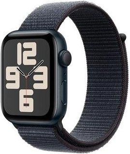 Imagem principal Apple Watch SE GPS, Caixa Meia-Noite de Alumínio de 44 mm, Pulseira Loop Esportiva Tinto - MXEP3BE/A Apple