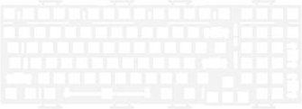 Imagem principal Plate Para Teclado Monsgeek Branco, M1 Pom - 6975351381259 Monsgeek