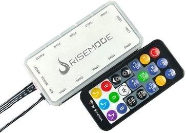 Imagem principal Controladora Gamer Para Cooler Rise Mode Sound, ARGB, 6P, 10 Fans - RM-COS-ARGB Rise Mode