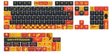 Imagem principal Keycap Gamer Redragon Harry Potter Grifinória, ABNT2, Preto, Vermelho e Amarelo - HP-944 Redragon