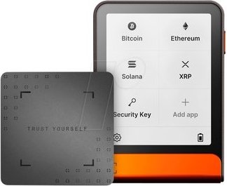 Imagem principal Carteira para Criptomoedas Ledger Flex, com Ledger Recovery Key, Laranja - FLEX-ORABTC-ENFRES Ledger