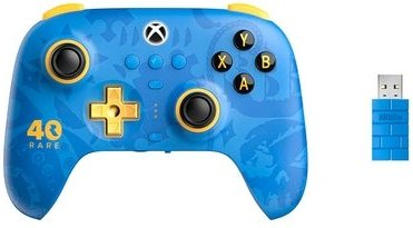 Controle Sem Fio 8BitDo Ultimate, Tri-Mode, para Xbox, Rare Edition, Azul - 81HB05D