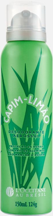 Imagem principal Desodorante Aerossol Capim-Limão 150mL Loccitane Au Bresil BR Loccitane Au Bresil BR