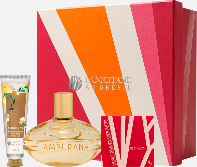 Imagem principal Presente Amburana: Deo Colônia, Creme e Sabonete L'Occitane au Bresil L'Occitane au Bresil