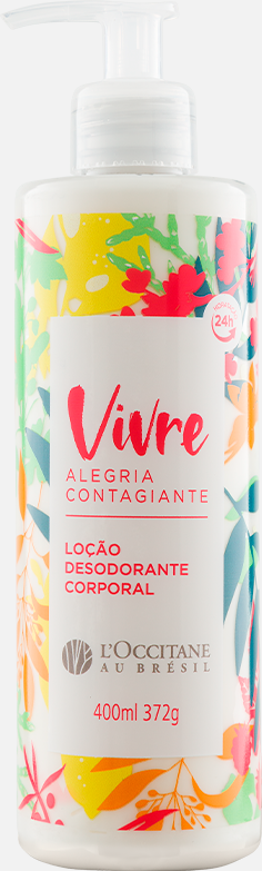 Imagem principal Loção Desodorante Corporal Alegria Contagiante 400ml L'Occitane au Bresil L'Occitane au Bresil