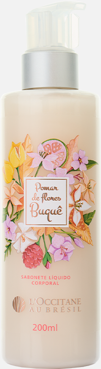 Imagem principal Sabonete Líquido Corporal Pomar de Flores Buquê 200mL Loccitane Au Bresil BR Loccitane Au Bresil BR