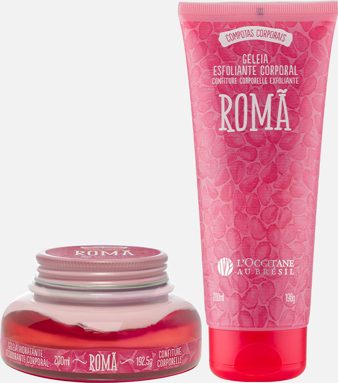 Imagem principal Combo Cuidados Romã: Geleia Esfoliante e Geleia Hidratante L'Occitane au Bresil L'Occitane au Bresil