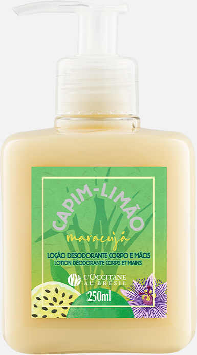 Imagem principal Loção Desodorante Corpo e Mãos Capim-Limão Maracujá 250ml L'Occitane au Bresil L'Occitane au Bresil