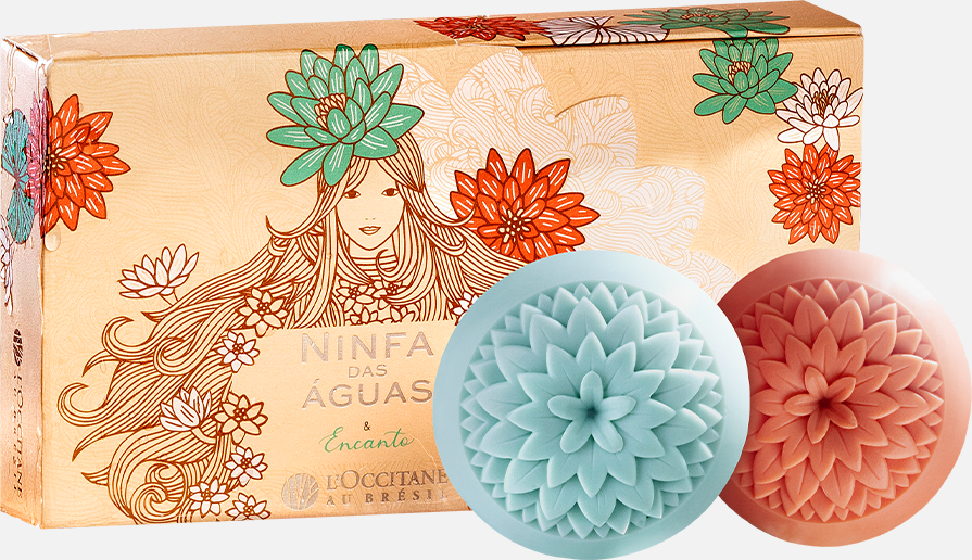 Imagem principal Kit Sabonetes Flor Ninfa das Águas L'Occitane au Bresil L'Occitane au Bresil