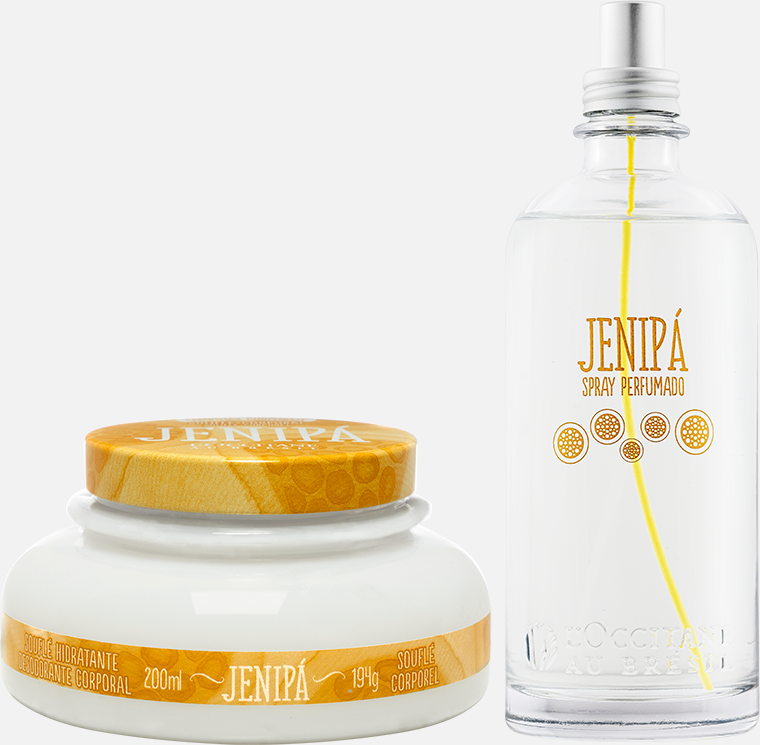 Imagem principal Combo Hidratação e Spray Perfumado Jenipá L'Occitane au Bresil L'Occitane au Bresil