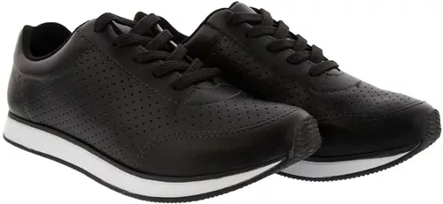 Imagem principal Tênis Via Marte Casual Feminino Perfuros Preto VIA MARTE Preto