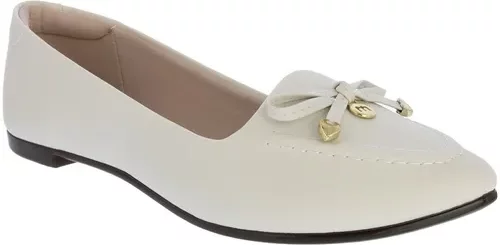 Imagem principal Sapatilha Moleca Detalhe Laço Corações Nude MOLECA Nude