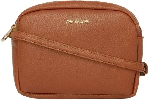 Imagem principal Bolsa Tiracolo Pequena Penélope Texturizada Caramelo PENÉLOPE Caramelo