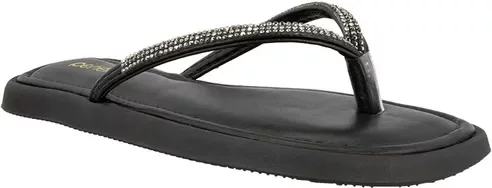 Imagem principal Rasteira Penélope Flat Detalhe Tiras Strass Preto PENÉLOPE Preto