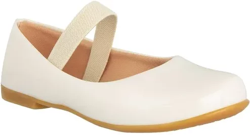 Imagem principal Sapatilha Boneca Infantil Gabrielinha Tira Elástico Verniz Off White GABRIELINHA Off White