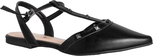 Imagem principal Slingback Gabriela Detalhe Recorte Tachas Preto GABRIELA Preto