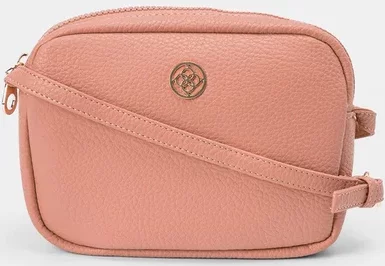 Imagem principal Bolsa Penélope Transversal Pequena Texturizada Rosê Colorido PENÉLOPE Colorido