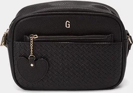 Bolsa Tiracolo Gabriela + Porta-cartão Pingente Coração Tressê