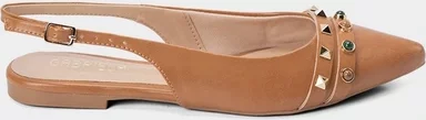 Imagem principal Sapatilha Slingback Gabriela Pedraria Caramelo GABRIELA Caramelo