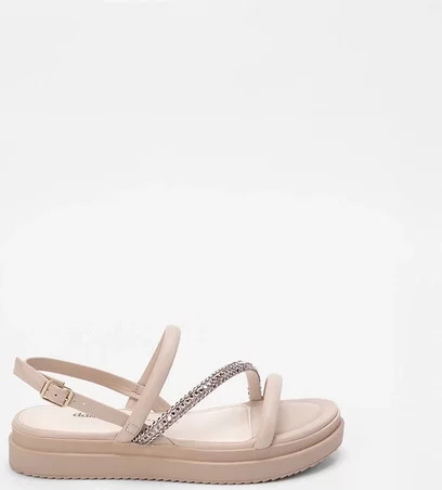 Imagem principal Sandália Dakota Flatform Tira Strass Cinza Dakota Cinza