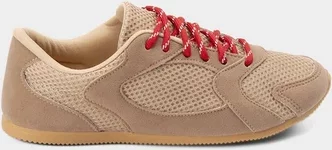 Imagem principal Tênis Casual Gabriela Recortes Em Tela & Camurça + 2 Cadarços Nude GABRIELA Nude