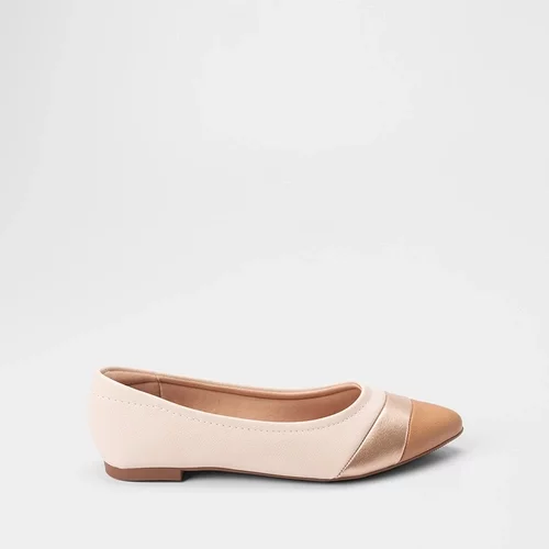 Imagem principal Sapatilha Feminina Modare Ultraconforto Metalizado Bege Colorido MODARE ULTRACONFORTO Colorido