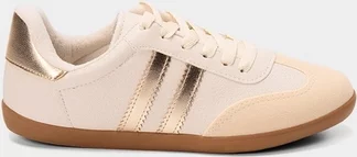 Imagem principal Tênis Casual Feminino Penélope Detalhe Recorte Metalizado Off White PENÉLOPE Off White