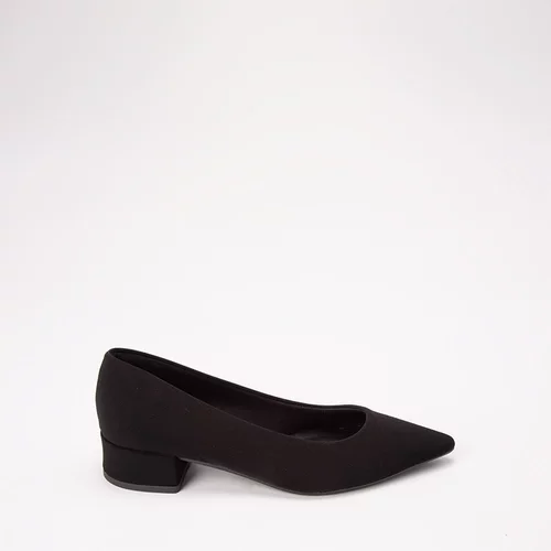 Imagem principal Scarpin Feminino Penélope Salto Bloco Baixo Nobuck Preto PENÉLOPE Preto