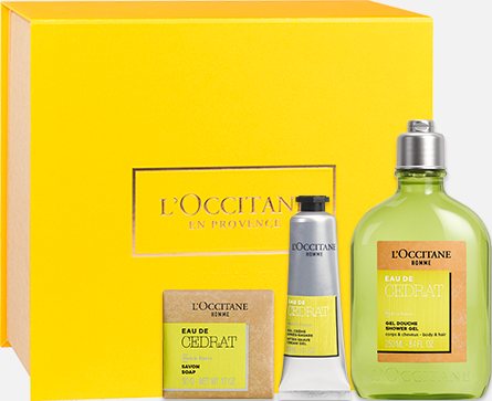 Imagem principal L'OCCITANE Presente Rotina Eau de Cedrat L'OCCITANE en Provence L'OCCITANE en Provence