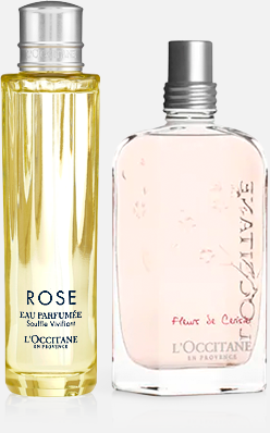 Imagem principal L'OCCITANE Rotina Duo Água de Colônia Vivacidade e Flor de Cerejeira L'OCCITANE en Provence L'OCCITANE en Provence
