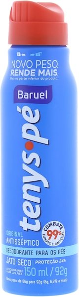 Desodorante para os Pés Tenys Pé Baruel Original - Jato Seco - 150ml