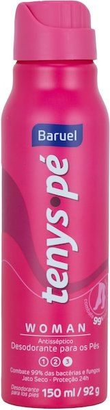 Desodorante para os Pés Tenys Pé Baruel Woman - Jato Seco - 150ml