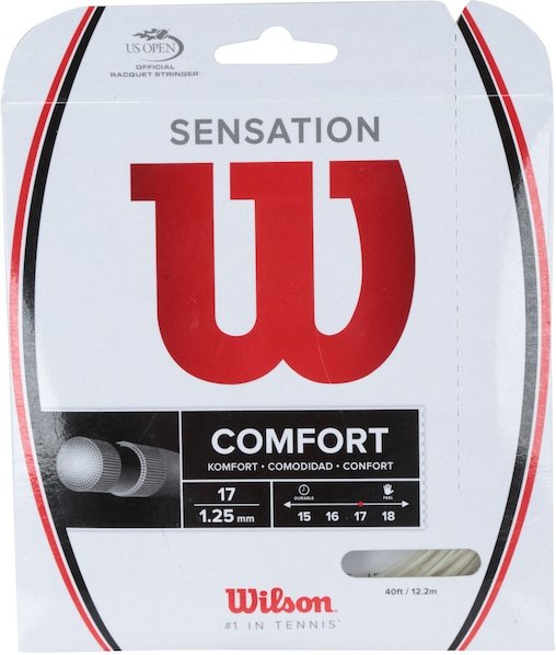 Corda para Raquete de Tênis Wilson Sensation 17 - 12,2m