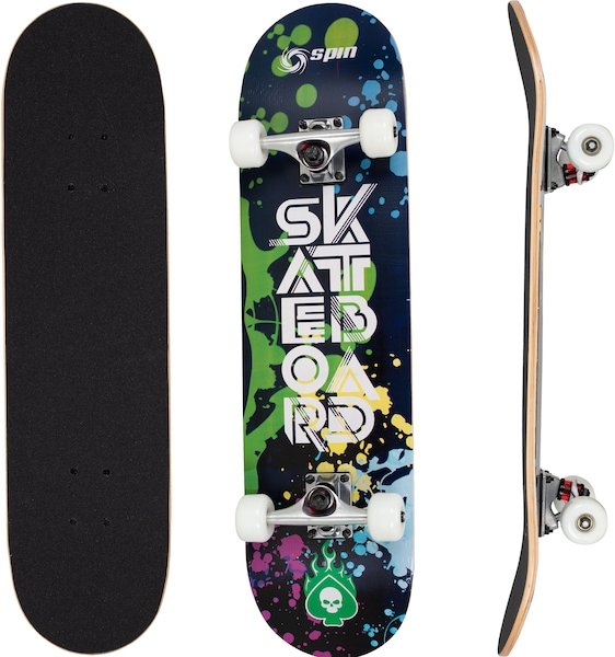 Imagem principal Skate Spin Street 79 x 20 cm AZUL ESC/VERDE Spin AZUL ESC/VERDE