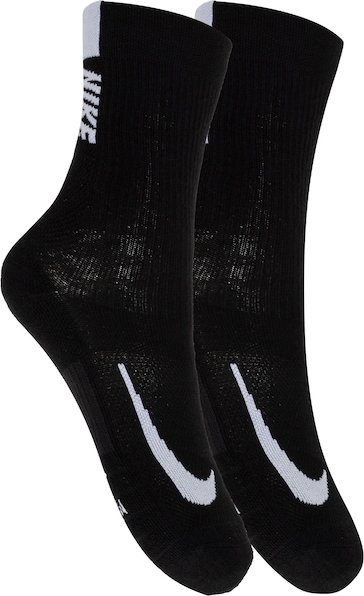 Kit de Meias Para Corrida Nike Multiplier Crew - 2 Pares - 34 a 38
