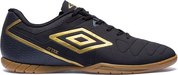 Imagem principal Chuteira Futsal Umbro Attak Eternal - Adulto PRETO/OURO Umbro PRETO/OURO