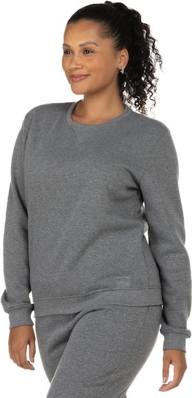 Blusa de Moletom Feminina Oxer Gola Redonda