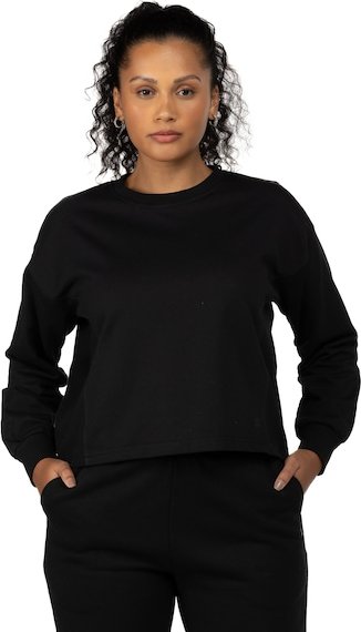 Blusa de Moletom Feminina Oxer com Recorte Texturizado na Lateral