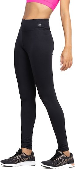 Imagem principal Calça Legging Oxer Feminina Campeão Slim Cós Baixo Média Compressão PRETO Oxer PRETO