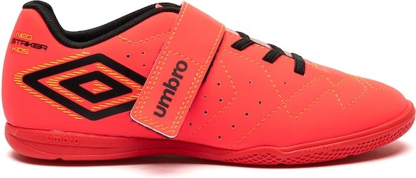 Imagem principal Chuteira Futsal Umbro Neo Striker - Infantil CORAL/PRETO Umbro CORAL/PRETO