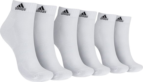 Kit de Meias adidas Sportswear Ankle com 3 pares Adulto