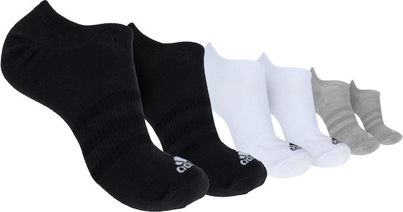 Kit de Meias Cano Curto adidas Sportswear No Show com 3 pares - Adulto