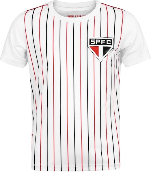 Camiseta do São Paulo Infantil Listrada