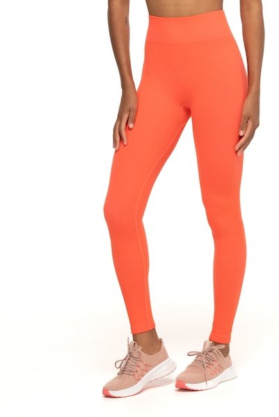 Imagem principal Calça Legging Feminina Oxer Canelada Sem Costura PRETO Oxer PRETO