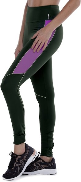 Imagem principal Calça Legging Feminina Oxer Textura New édia Compressão Cós édio PRETO Oxer PRETO