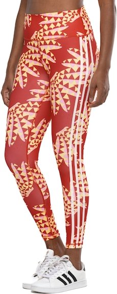 Imagem principal Calça Legging Feminina adidas Farm VERMELHO/AMARELO Adidas VERMELHO/AMARELO