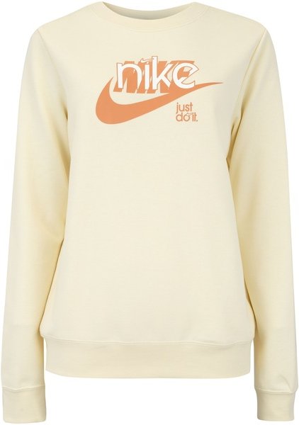 Blusão Feminino Nike sem Capuz Sportswear Club FLC FT GX Crew