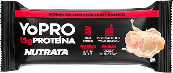 BARRINHA YOPRO COM CHOCO BRANCO